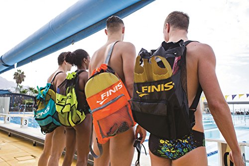 Finis Ultra Mesh Backpack Neon Orange UWHSHOP Water Sport Shop