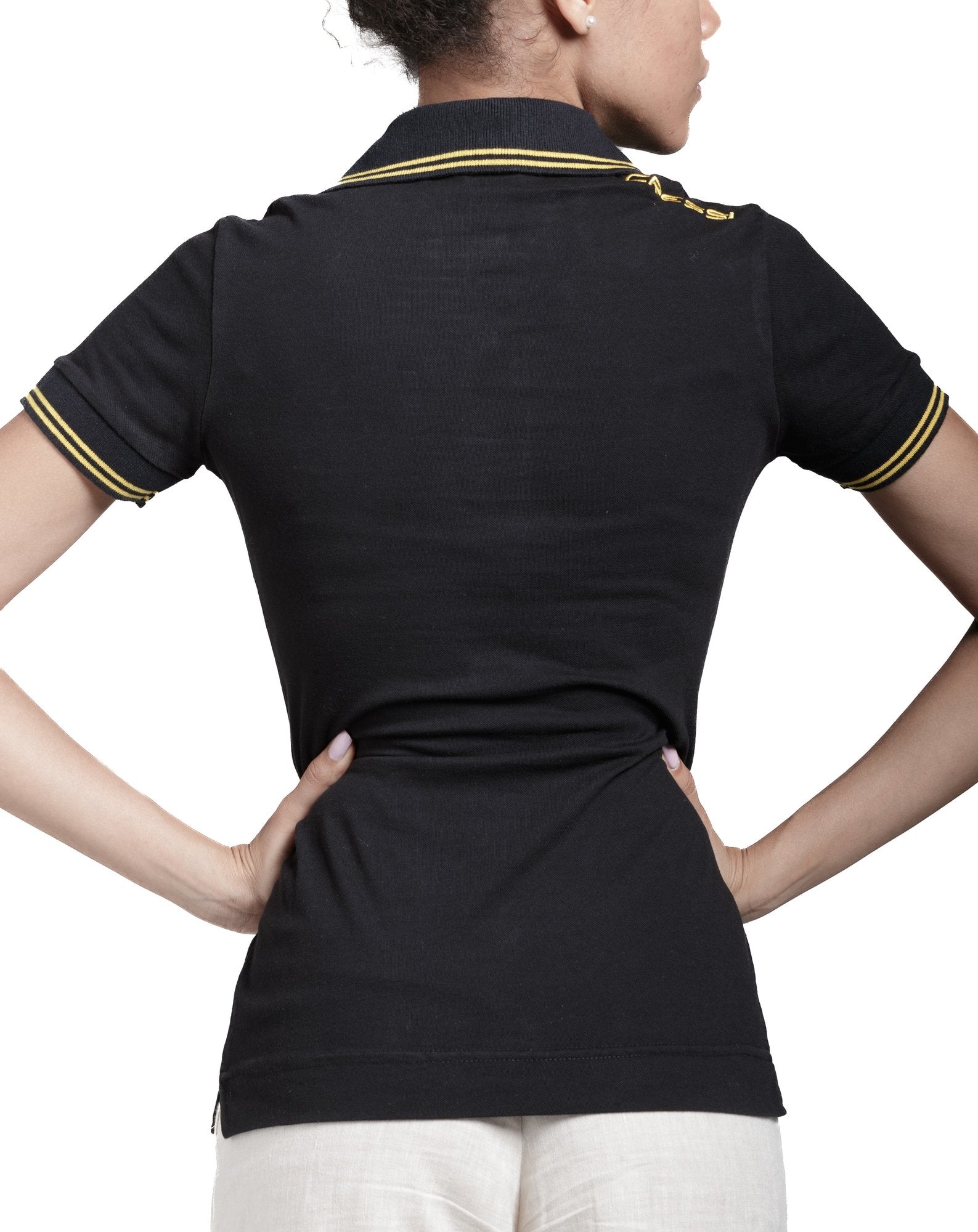 Cressi Polo Lady Black/Yellow L - Cressi-Sub