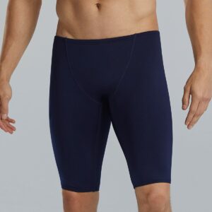 TYR Large Logo Jammer- Durafast Elite – Navy