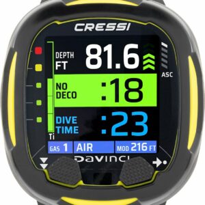 Da Vinci Diving Computer Black/Yellow - Cressi-Sub