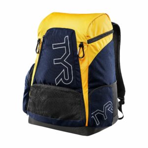 TYR Alliance 45L Backpack – Navy/Gold