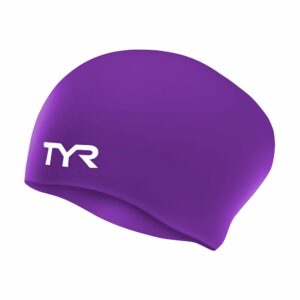 TYR Long Hair Silcon Cap – Purple