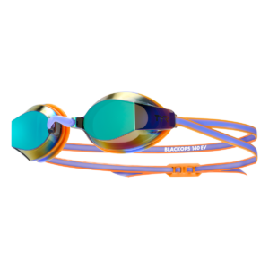 TYR Black Ops Mirrored Junior Fit – Purple/Orange