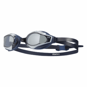 TYR Stealth-X Race Goggles – Smoke/Navy/Navy