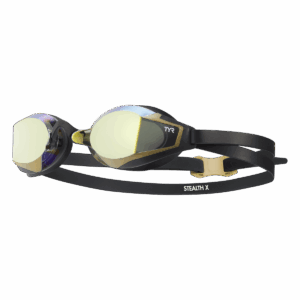 TYR Stealth X Mirrored Adult Fit – Gold/Black