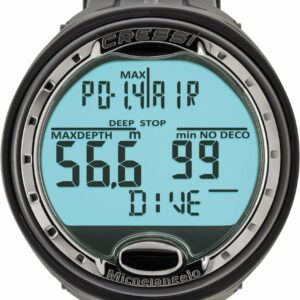 Michelangelo Diving Computer Black Metal - Cressi-Sub