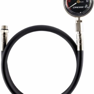 Vale 300 C Pro Mini Spg Module Dial W/ Hose Black Bar - Cressi-Sub