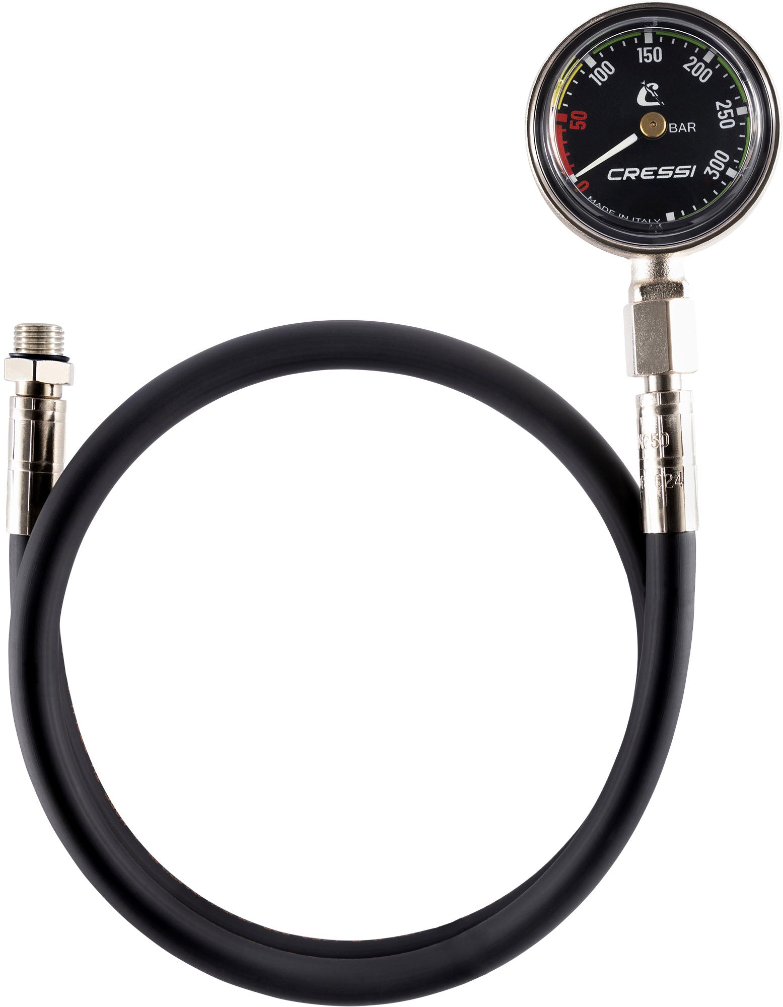 Vale 300 C Pro Mini Spg Module Dial W/ Hose Black Bar - Cressi-Sub