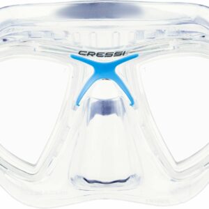 Nano Mask Sil Crystal/Frame Blue - Cressi-Sub