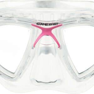 Nano Mask Sil Crystal/Frame Pink - Cressi-Sub