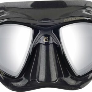 Nano Mask Black/Black Spectra Mirrored Lens Silver - Cressi-Sub