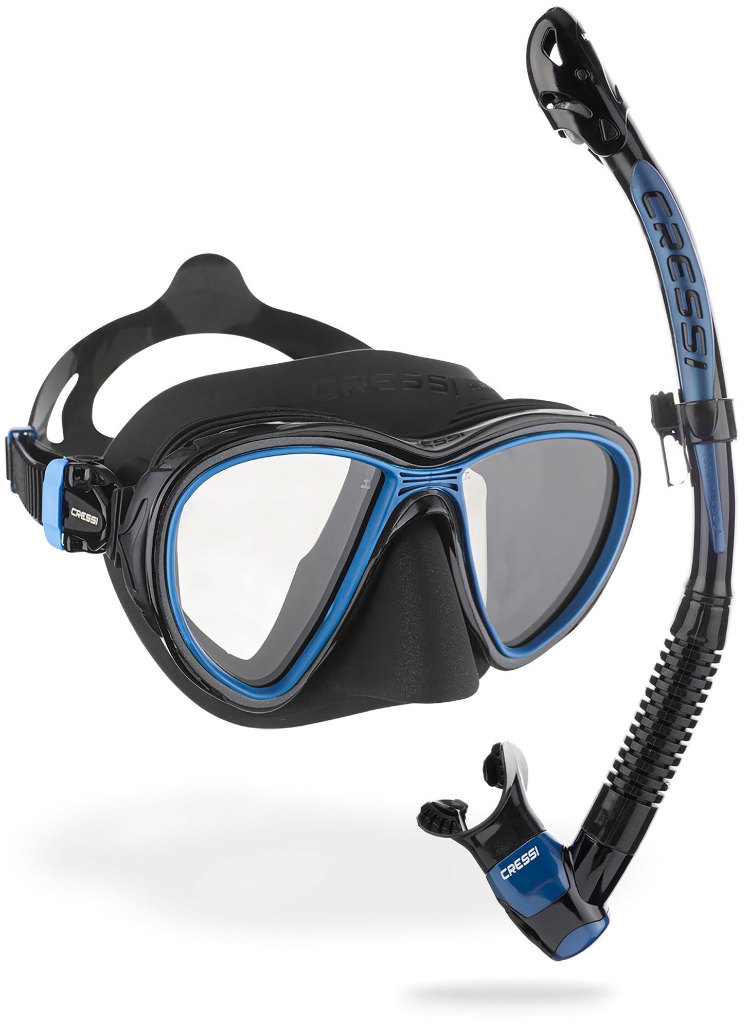 Quantum + Itaca Ultra Dry Combo Black/Blue - Cressi-Sub