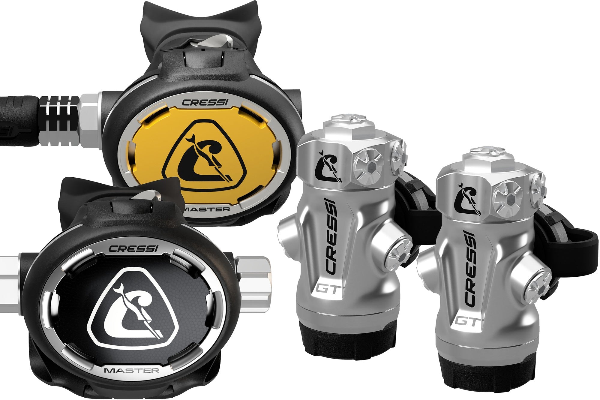 Gt Steel/Master Pro + Gt Steel/ Master Octopus Regulator Din 300 - Cressi-Sub