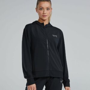 TYR Womens Tyr Tech Full Zip Hoodie – Black