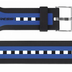 Round Big Screen Dive Computer Band Black/Blue/Black - Cressi-Sub