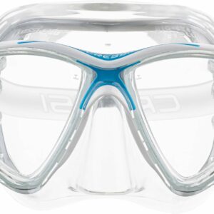 Big Eyes Evolution Mask Sil Crystal/Frame Blue - Cressi-Sub