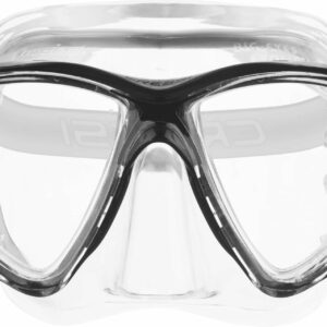 Big Eyes Evolution Mask Sil Crystal/Frame Black - Cressi-Sub