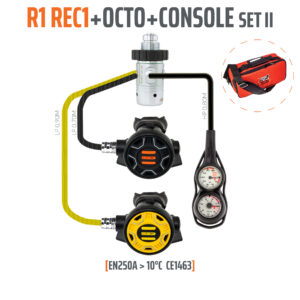 Regulator R1 REC1 set II with octo and 2 elements console - EN250A > 10°C – Tecline
