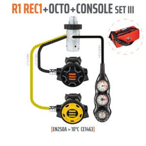Regulator R1 REC1 set III with octo and 3 elements console - EN250A > 10°C – Tecline