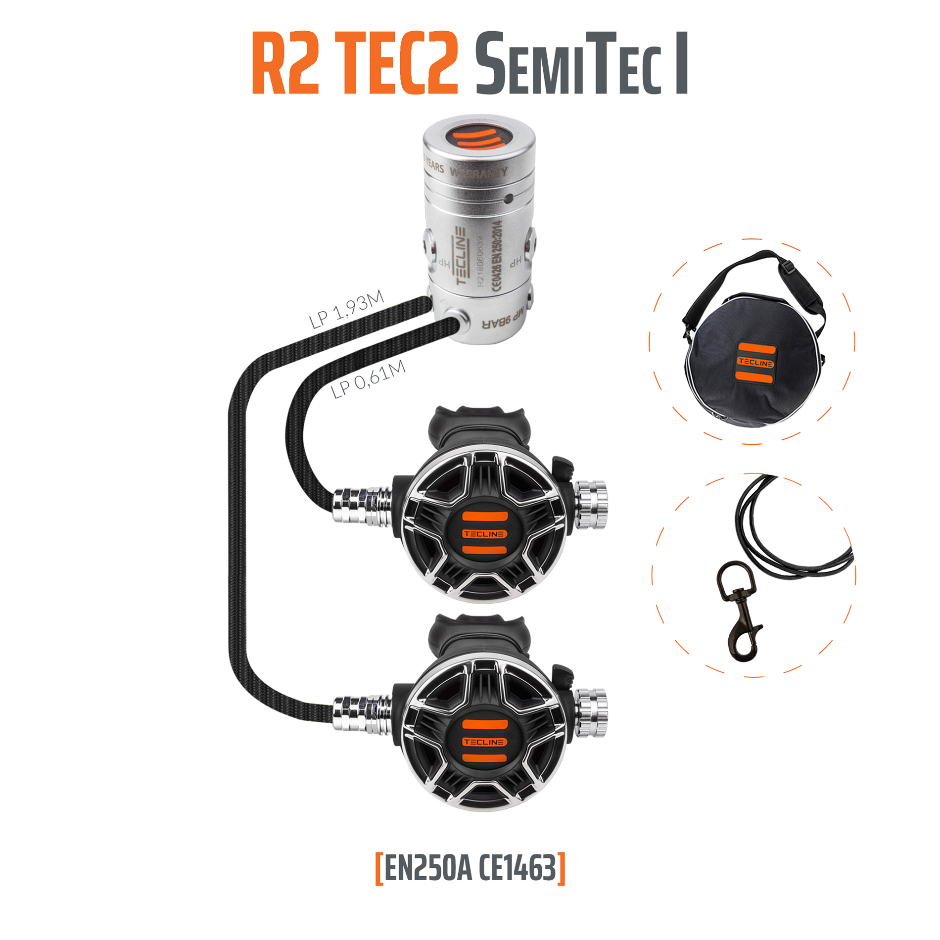 Regulator R2 TEC2 SemiTec I set - EN250A – Tecline