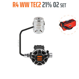 Regulator R4 WW TEC2 21% O2 G5/8, stage set - EN250A > 10°C – Tecline