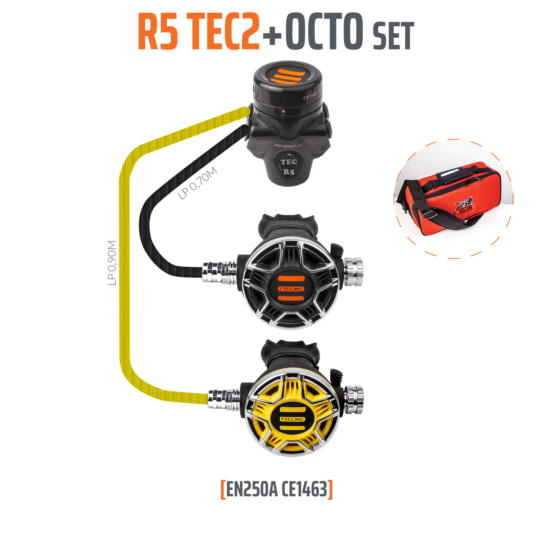 Regulator R5 TEC2 and octopus - EN250A – Tecline