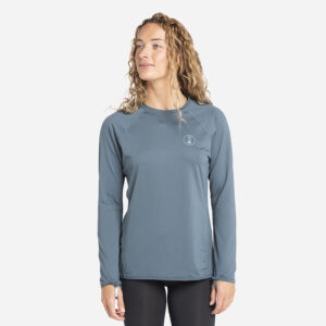 Women’s Long Sleeve Hydro-T — Baltic Blue (HYOPLSW01) – Fourth Element