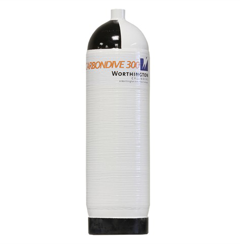 Bouteille acier CARBONDIVE 12L 300 bar - TEK0812L1