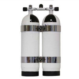 Bi Bouteille acier CARBONDIVE 12L 300 bar - TEK08BI123/S