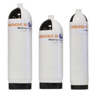 Bouteille nue CARBONDIVE 10 L 300 bar - TEK0810L