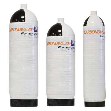 Bouteille nue CARBONDIVE 10 L 300 bar - TEK0810L