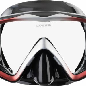 Liberty Triside Spe Mask Black/Red/Silver - Cressi-Sub