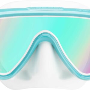 Honey Mask White/Aquamarine 420 Uv Blue/Orange Lens - Cressi-Sub