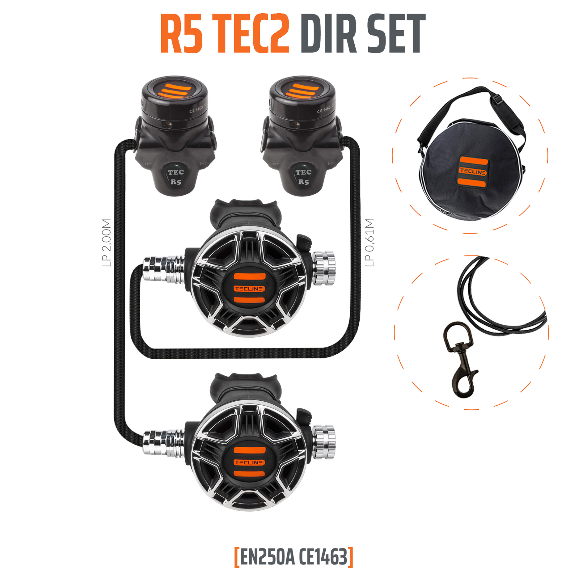 Regulator R5 TEC2 DIR Set - EN250A – Tecline