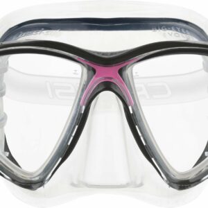 Big Eyes Evolution Mask Sil Clear/Frame Pink - Cressi-Sub
