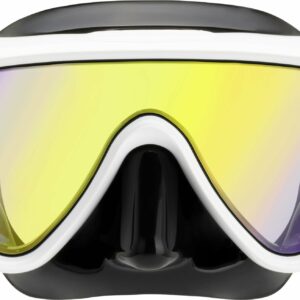 Honey Mask Black/White 420 Uv Yellow/Blue Lens - Cressi-Sub
