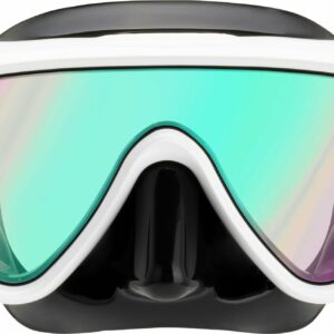 Honey Mask Black/White 420 Uv Blue/Orange Lens - Cressi-Sub