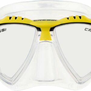 Matrix Mask Sil Clear/Frame Yellow - Cressi-Sub