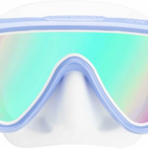 Honey Mask White/Lilac 420 Uv Blue/Orange Lens - Cressi-Sub