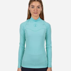 Women’s Long Sleeve Hydro-T — Pastel Turquoise (HYWL02) – Fourth Element
