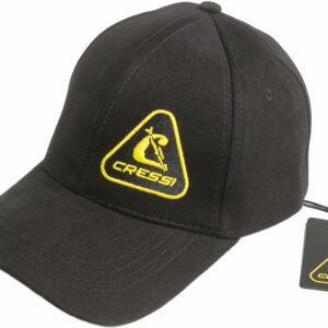 Baseball Cap Black/Yellow - Cressi-Sub
