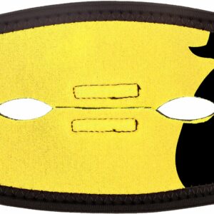 Pony Tail Neo Strap Cover - Yellow/Black - Cressi-Sub