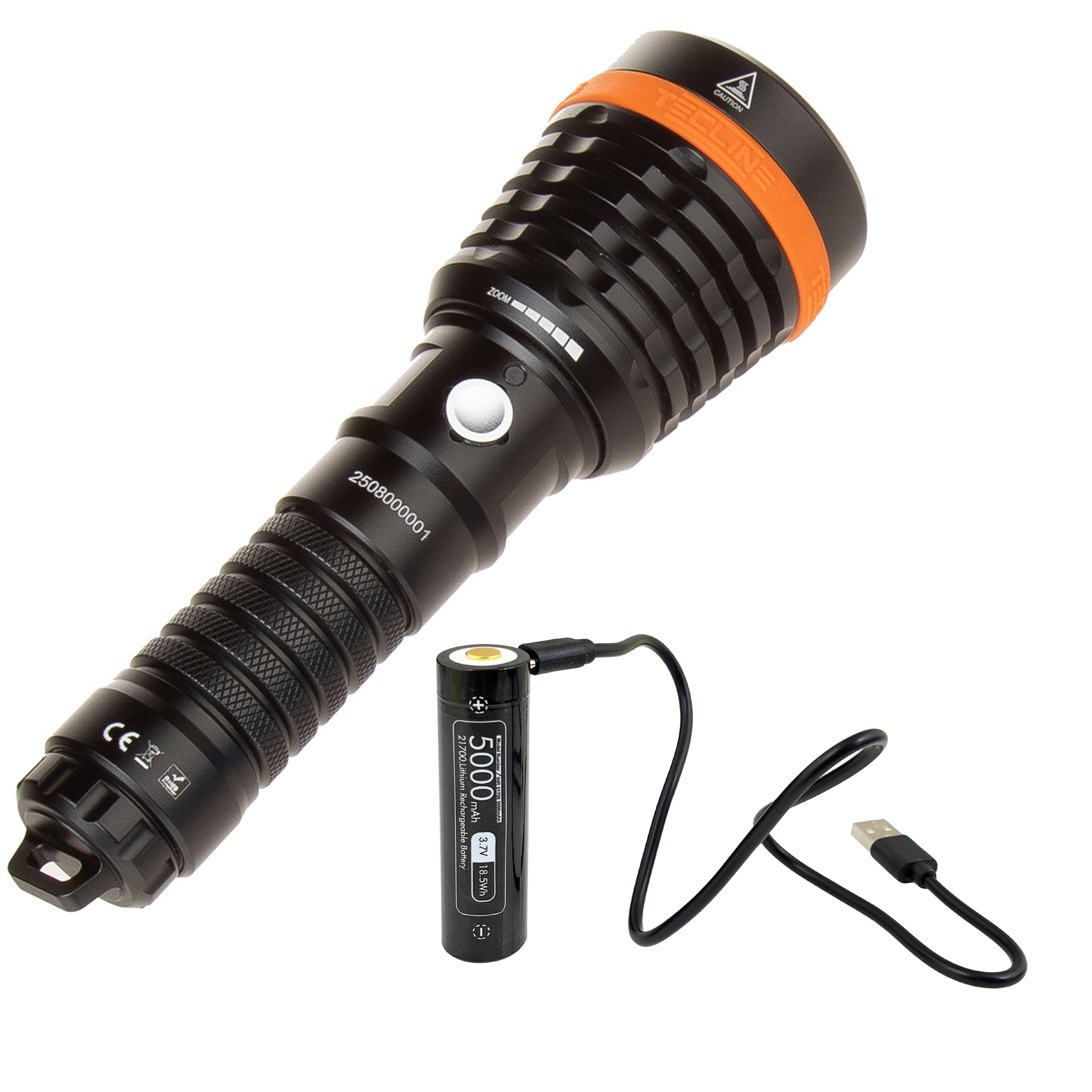 LED light Zoom, 1500 lm - black – Tecline