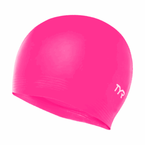 TYR Solid Latex Caps – Pink