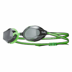 TYR Black Ops Non Mirrored Junior Fit – Smoke/Fluorescent Green