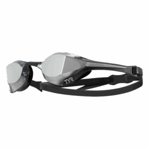 TYR Tracer X Elite Mirrored Adult Fit – Silver/Black