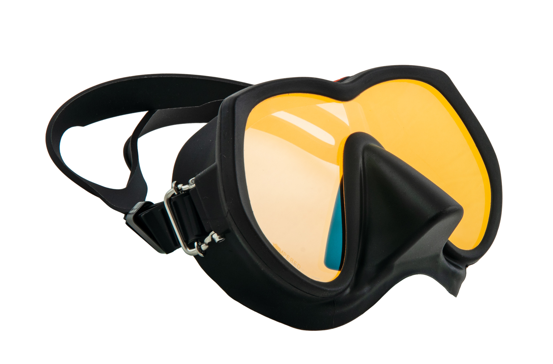 Mask Frameless Super View, brightening yellow glass, black – Tecline