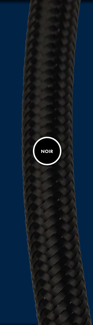MIFLEX - Flexible Moyenne Pression 3/8" - Noir - 75 cm