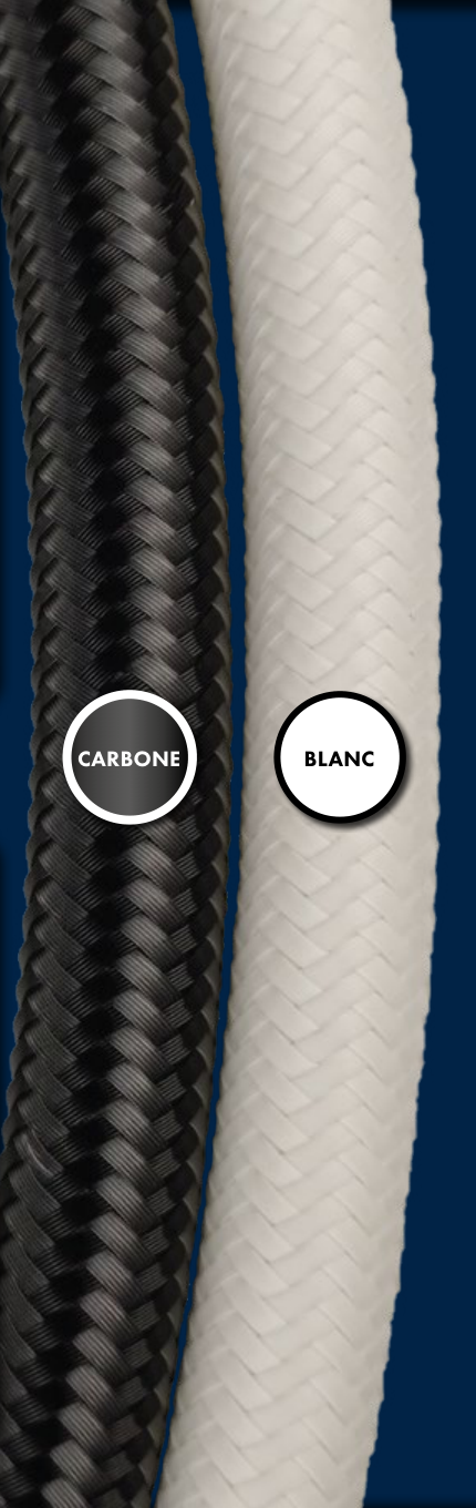 MIFLEX - Flexible Moyenne Pression 3/8" - Carbone - 75 cm