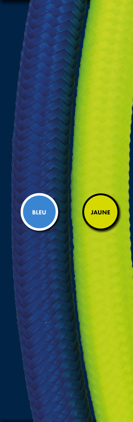 MIFLEX - Flexible Moyenne Pression 3/8" - Jaune - 75 cm